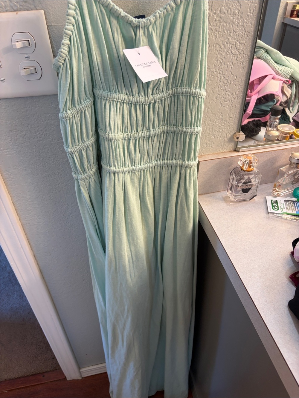 American Eagle Outfitters Mint Green Maxi Dress